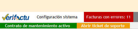 Aviso de facturas con error
